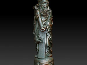 scansione HD statua del Buddha 18b - stampa pronta Modello di stampa 3D