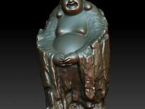 hd scan buddha 19b statue - ready print 3D Print Model