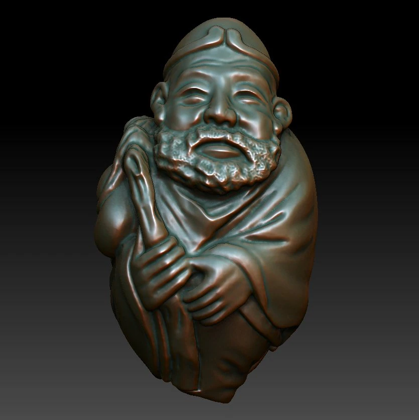 hd scan 21b statue - ready print 3D Print Model .c4d .max .obj .3ds .fbx .stl .blend 