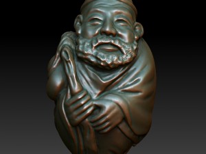 hd scan 21b statue - ready print 3D Print Model