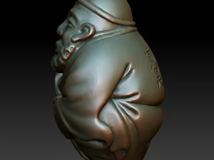 hd scan 21b statue - ready print 3D Print Model