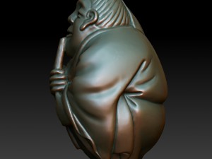 hd scan 22b statue - ready print 3D 프린트 모델