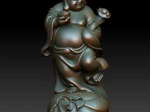 scansione HD statua del Buddha 23b - stampa pronta Modello di stampa 3D