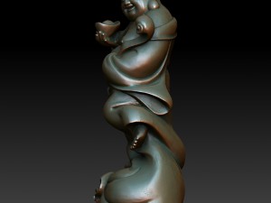 hd scan buddha 23b statue - ready print Model do druku 3D