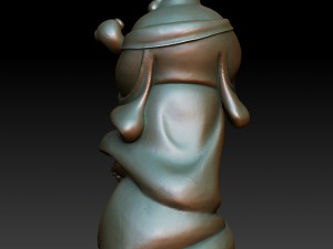 hd scan buddha 23b statue - ready print Model do druku 3D
