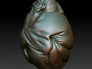 hd scan 26b statue - ready print 3D Print Model