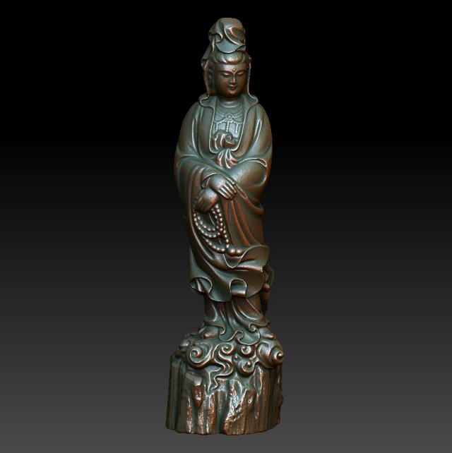 hd scan 27b statue - ready print Modelo de Impressão 3D .c4d .max .obj .3ds .fbx .stl .blend 