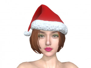 merry christmas girl 3D Model
