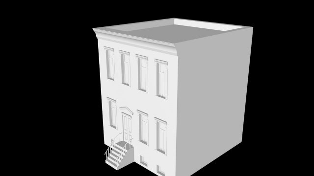 mansion 3D Model .c4d .max .obj .3ds .fbx .stl .blend