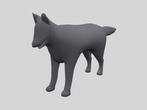 wolf 3D Модель