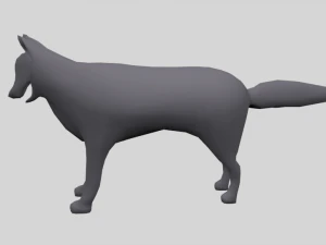 wolf 3D Model
