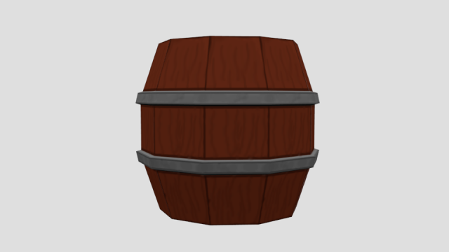 barrel 3D Model .c4d .max .obj .3ds .fbx .stl .blend 