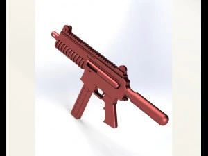 9mm ar-15 pistol 3D Model