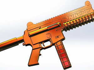 9mm ar-15 pistol 3D Model