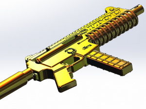 9mm ar-15 pistol 3D Model