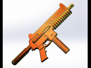 9mm ar-15 pistol 3D Model
