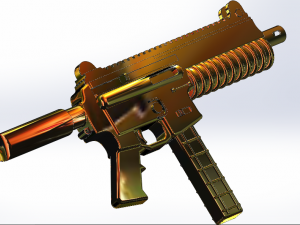 9mm ar-15 pistol 3D Model