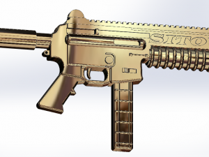 9mm ar-15 pistol 3D Model