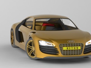 audi r8 3D Model