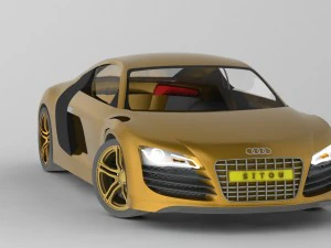 アウディ R8 3Dモデル