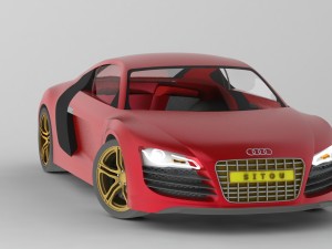 audi r8 Modèle 3D