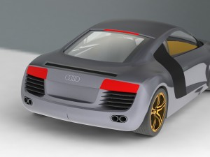audi r8 Modèle 3D