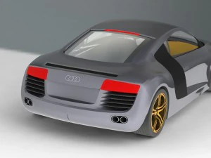 audi r8 3D Model