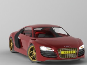 audi r8 Modèle 3D
