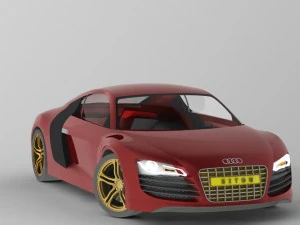 audi r8 3D Model