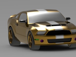 ford mustag 3Dモデル