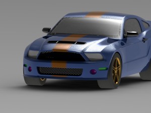ford mustag 3Dモデル