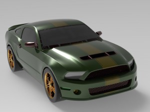 ford mustag 3Dモデル