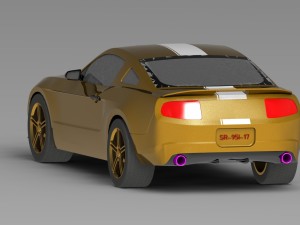 ford mustag 3Dモデル