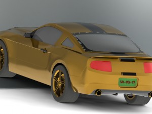 ford mustag 3Dモデル