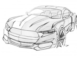 ford mustag 3Dモデル