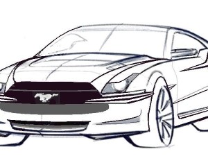 ford mustag 3Dモデル