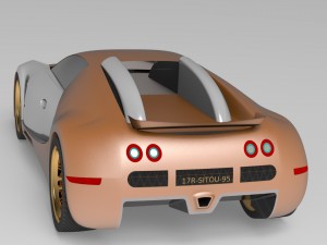 bugatti veyron Model 3D