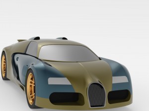 bugatti veyron Model 3D