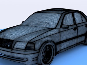 mercedes benz w202 3D Model
