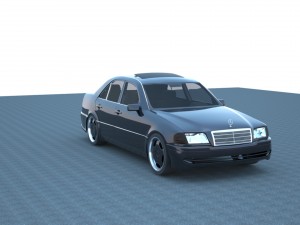 mercedes benz w202 3D Модель