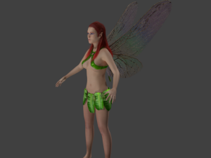 fairy blender 3Dモデル