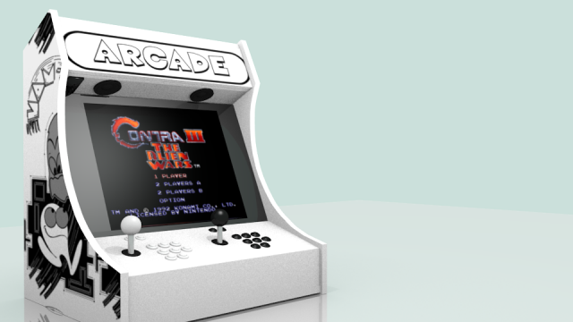 arcade machine Modèle 3D .c4d .max .obj .3ds .fbx .stl .blend 