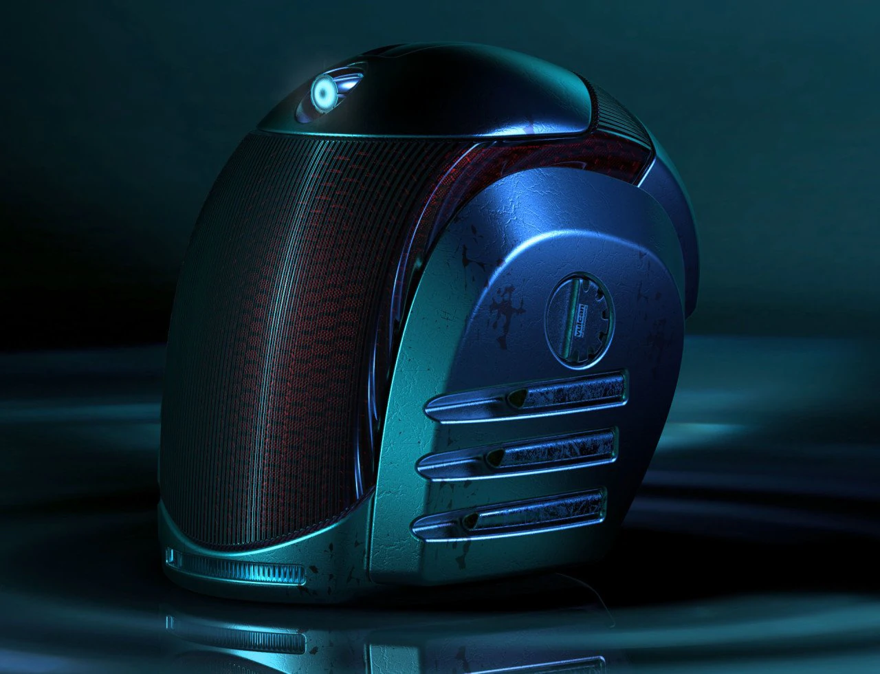 Sci-fi helmet antares 3D Model .c4d .max .obj .3ds .fbx .stl .blend 