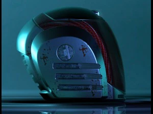 Sci-fi helmet antares 3D Model