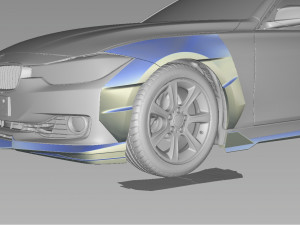 F30 bodykit 3D-Modell