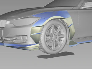 F30 g&ouml;vde kiti 3D Model