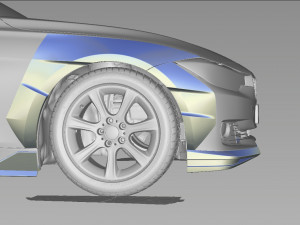 F30 bodykit Modello 3D