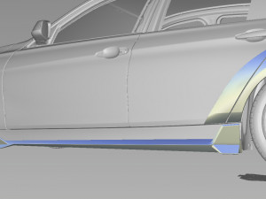 F30 bodykit Modello 3D