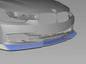 F30 front lip 3D Model