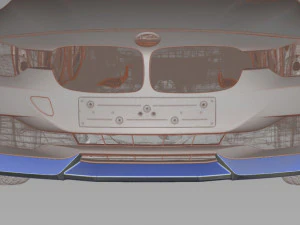 F30 front lip 3D Model